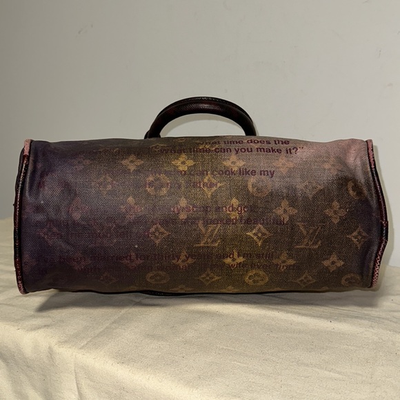 Louis Vuitton Richard Prince Graduate Jokes Bag Boston satchel tote - Picture 8 of 15